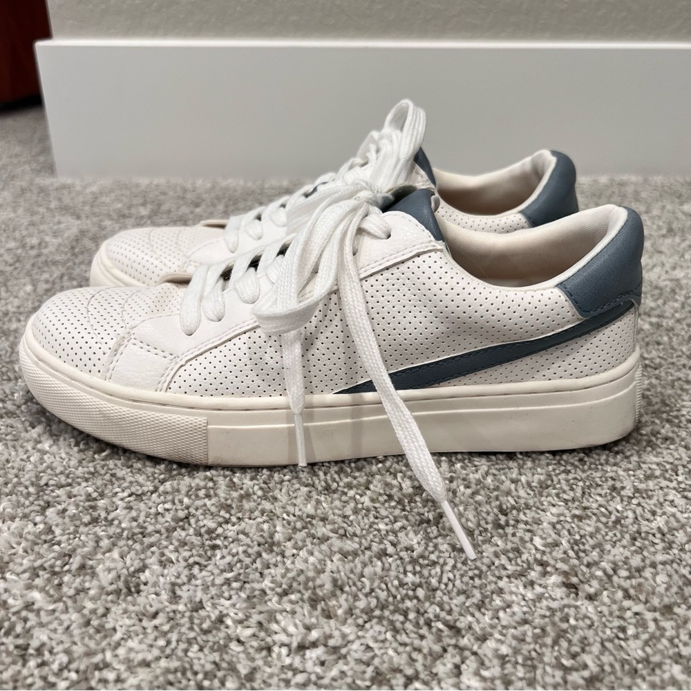 White sneakers